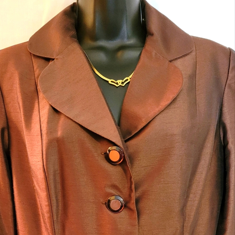 Classic Brown Two-Piece Suit